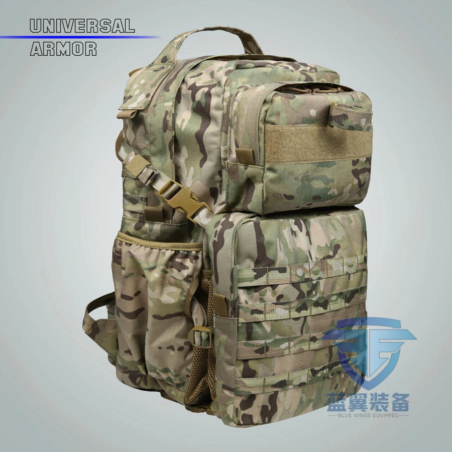 UTA Universal Armored Polar Bear Camouflage Outdoor Backpack Anti D Training Backpack, Backpack Head, Helmet Bag