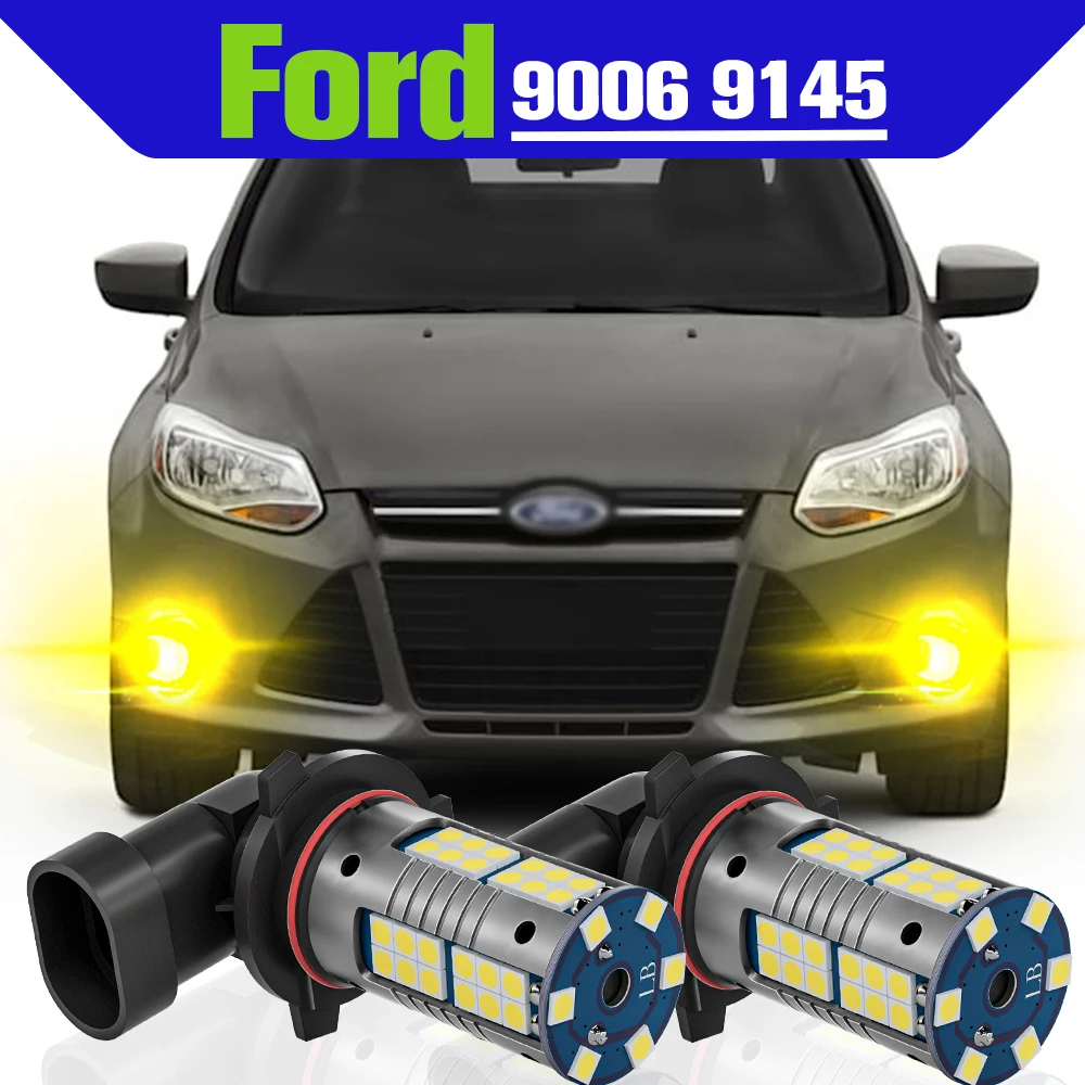 

Fog Light Accessories 2x LED HB4 9006 H10 9145 Lamp For Ford Galaxy 2006-2014 Kuga 2 2013-2015 Expedition Explorer 2002-2010