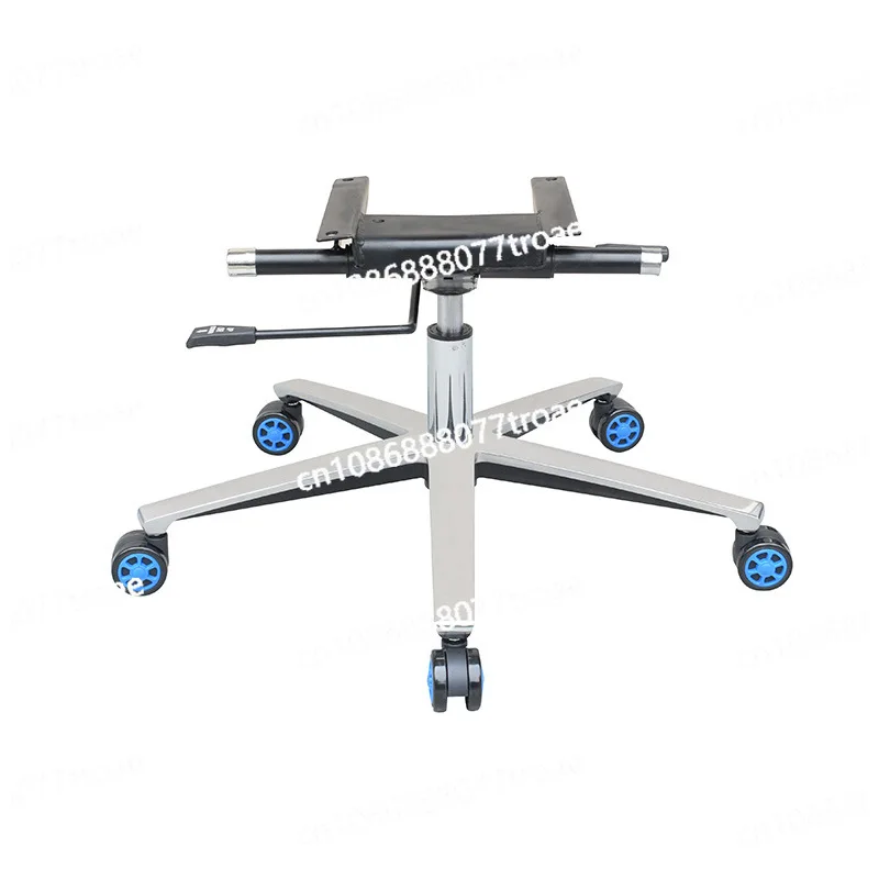Chaise à pied cinq étoiles en alliage d'aluminium, base mobile, plaque de levage d'avion