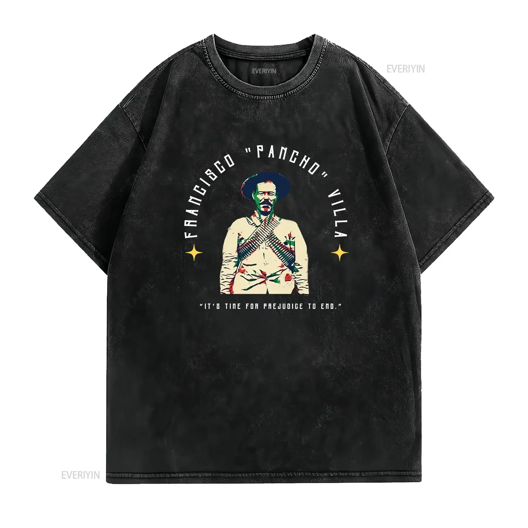 Pancho Villa shirt Latino Latina Mexico T Mexican Pride cinco de mayo for Dad brother bachelor party drinking vintage Washed
