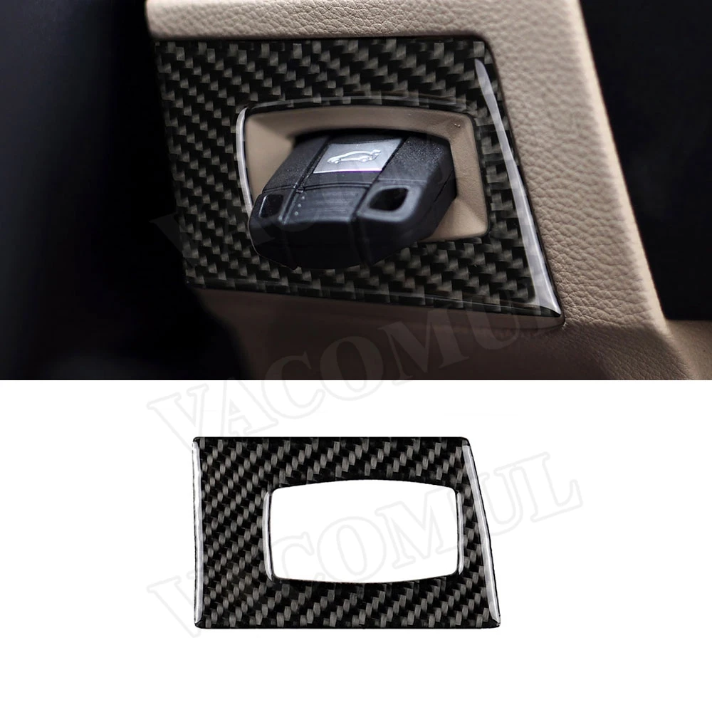 

Carbon Fiber Interior Key Hole Frame Cover Trim Decal For BMW 3 Series E90 E92 2005-2012 Car Accessories