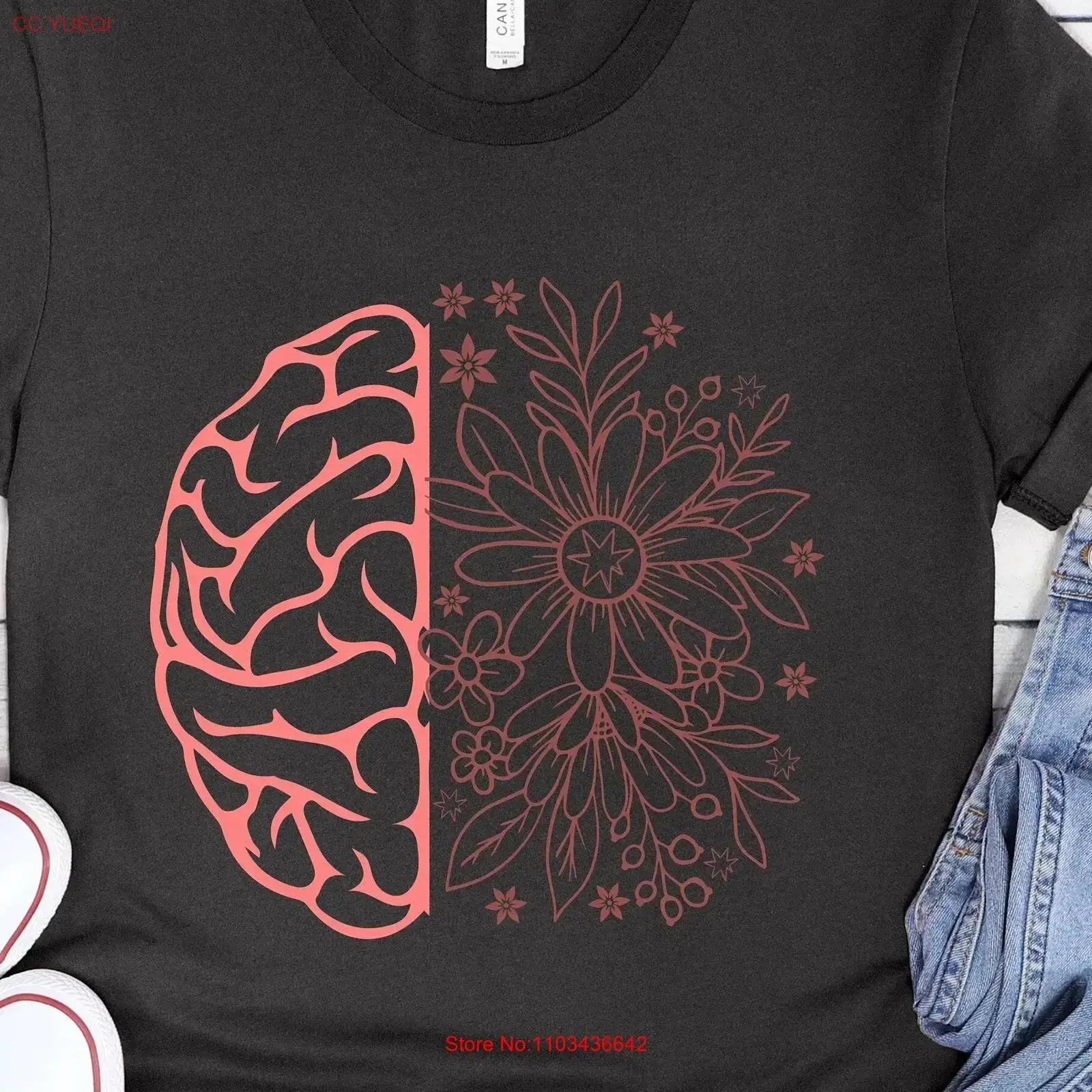 T-shirt de santé mentale, soins personnels inspirants, affirmation Positive, pleine conscience, bien-être, vintage, délavé, mode