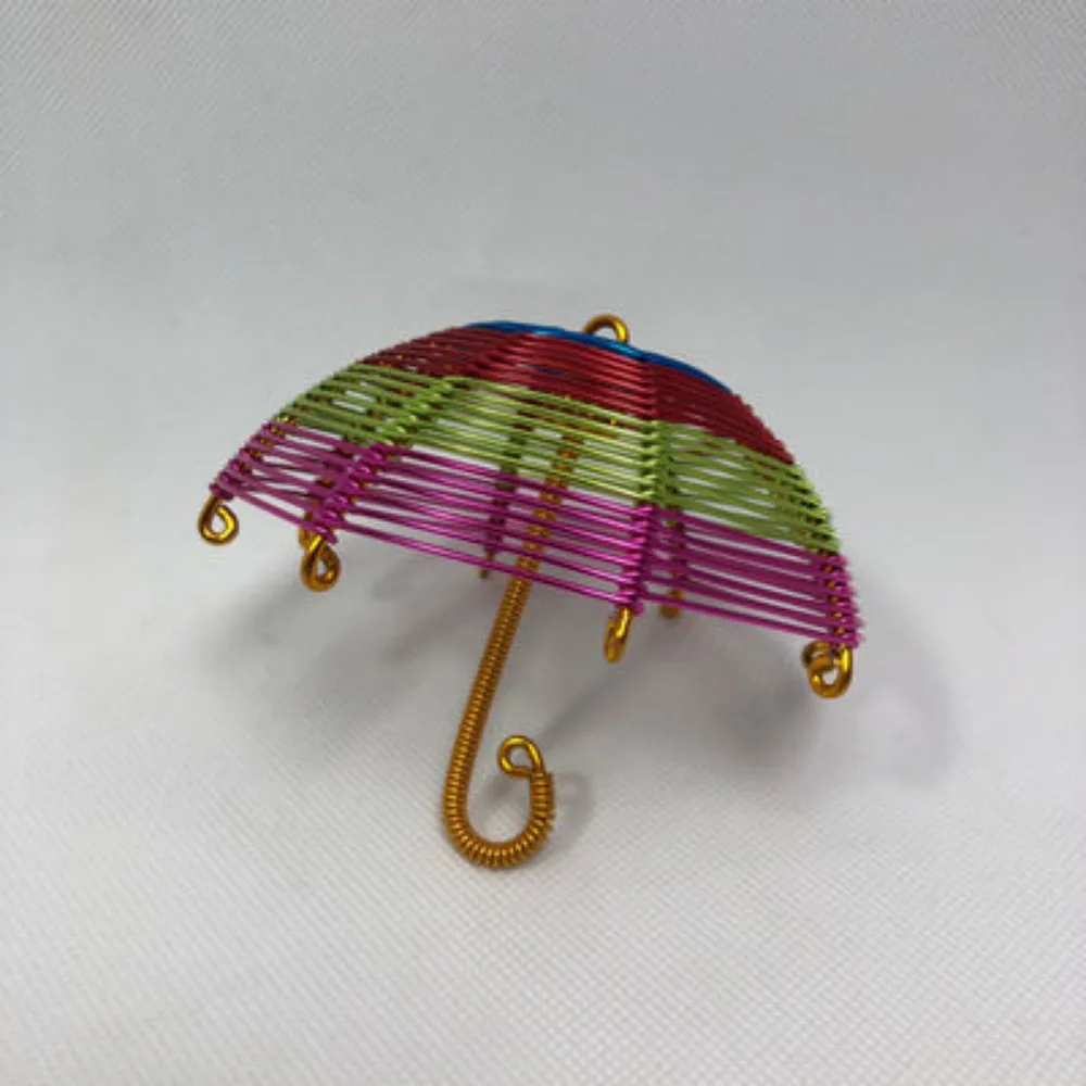 Purely handmade, aluminum wire crafts, umbrellas, creative home decorations, ornaments, children's toys, travel souvenirs