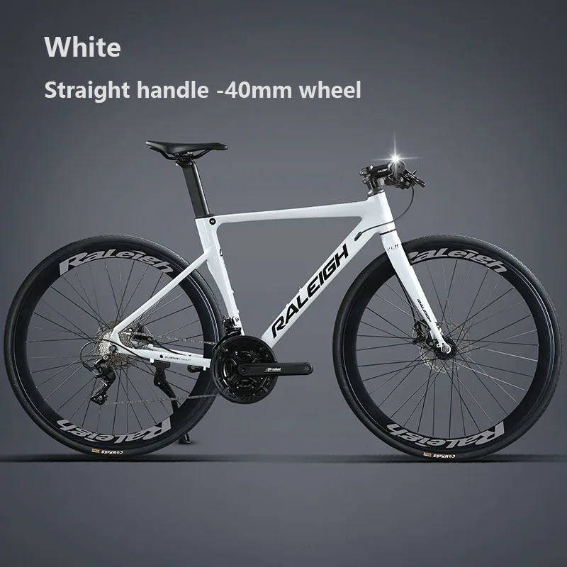 NONE Gravel Fahrrad Rennrad, Rennrad aus Aluminiumlegierung, Rennrad mit 40/60 mm Rad, Reisebike für Männer, Frauen, Erwachsene, Studenten 6