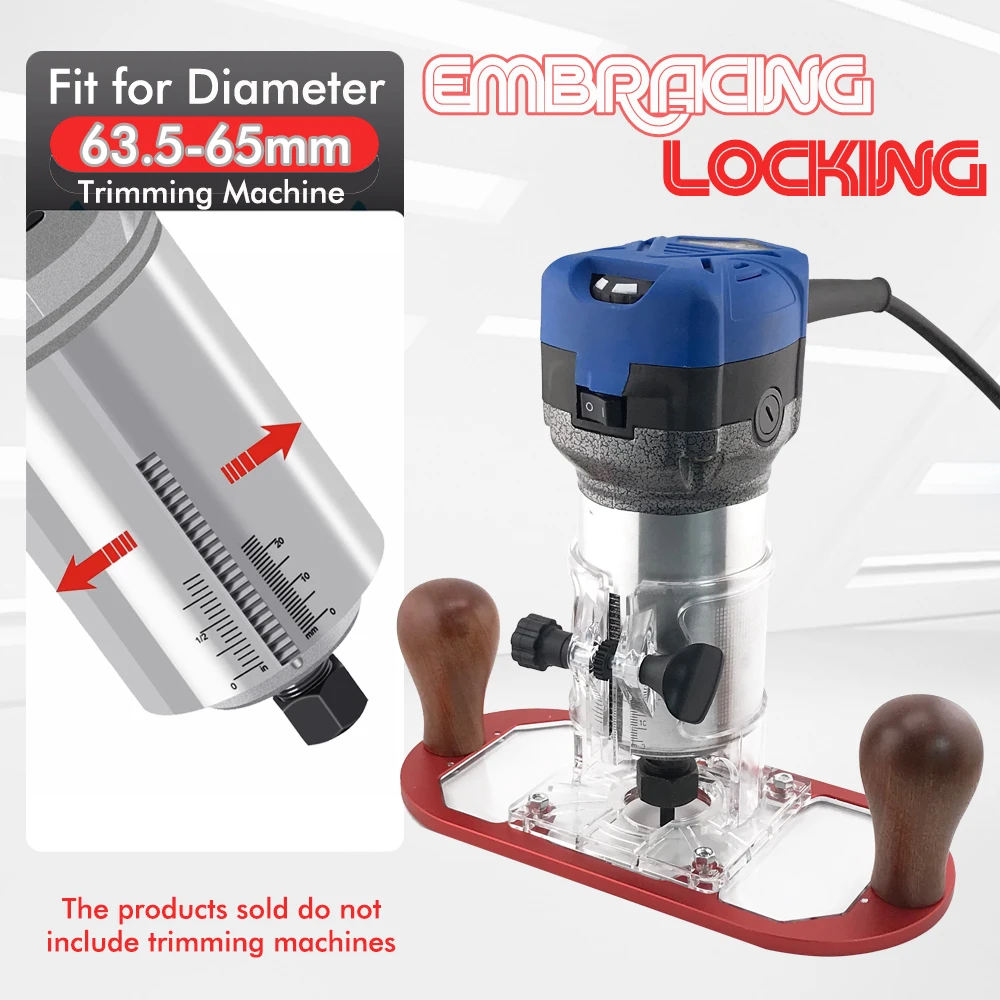 2026 Wood Router Base for Edge Guide - Woodworking Trimming Machine Milling Groove Flip Engraving Trimming Opening Milling Base