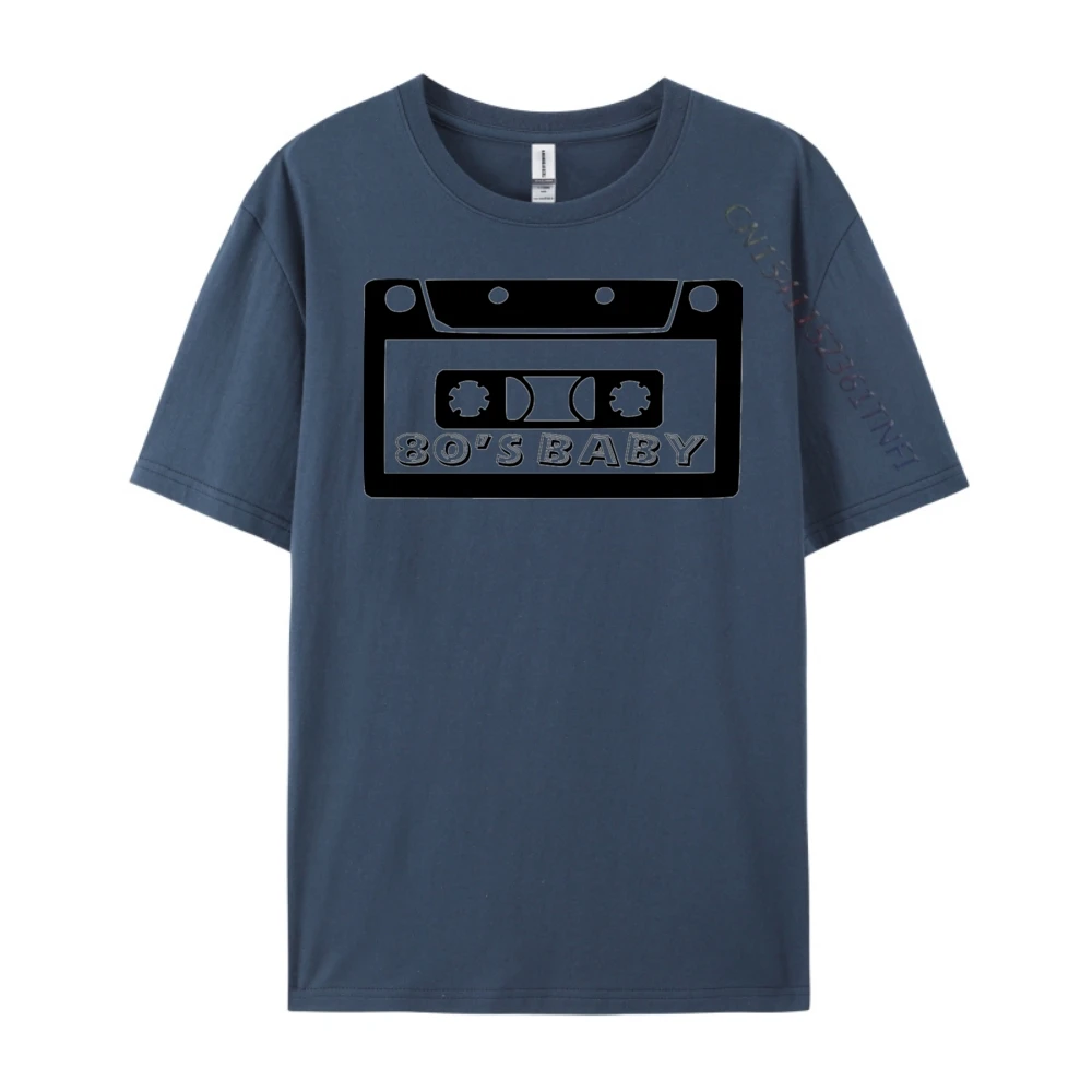 

80s Baby Cassette Tape Mens Korean Fashion Mens Gifts Tshirt Men Grpahic Tee Meme Tshirt Man Tops Tees Vintage