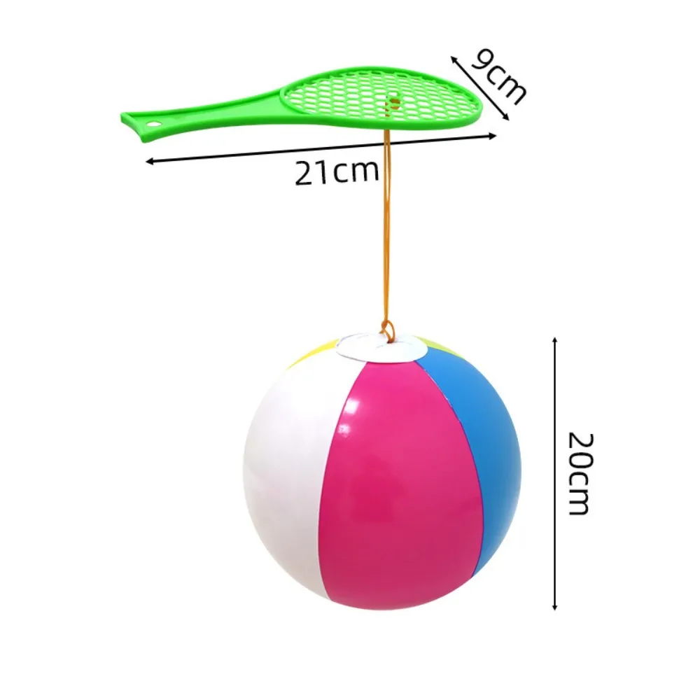 

Colorful Kids Bouncing Ball Toy Reaction Training Stress Relief Inflatable Pat Ball Toy High Quality Interactive Sport