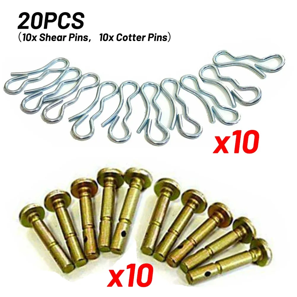 10/20pcs Cisaillement Attaches & Clavettes Cub Cadet Pour MTDCraftsman Déneigeuses 738-04124A 714-04040 MPN:738-04124A Souffleuses à Neige