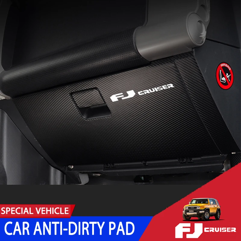 

Основная защита от ударов Copilot для Toyota FJ Cruiser, нижняя часть консоли, защита от грязи, кожаная наклейка, декоративные аксессуары