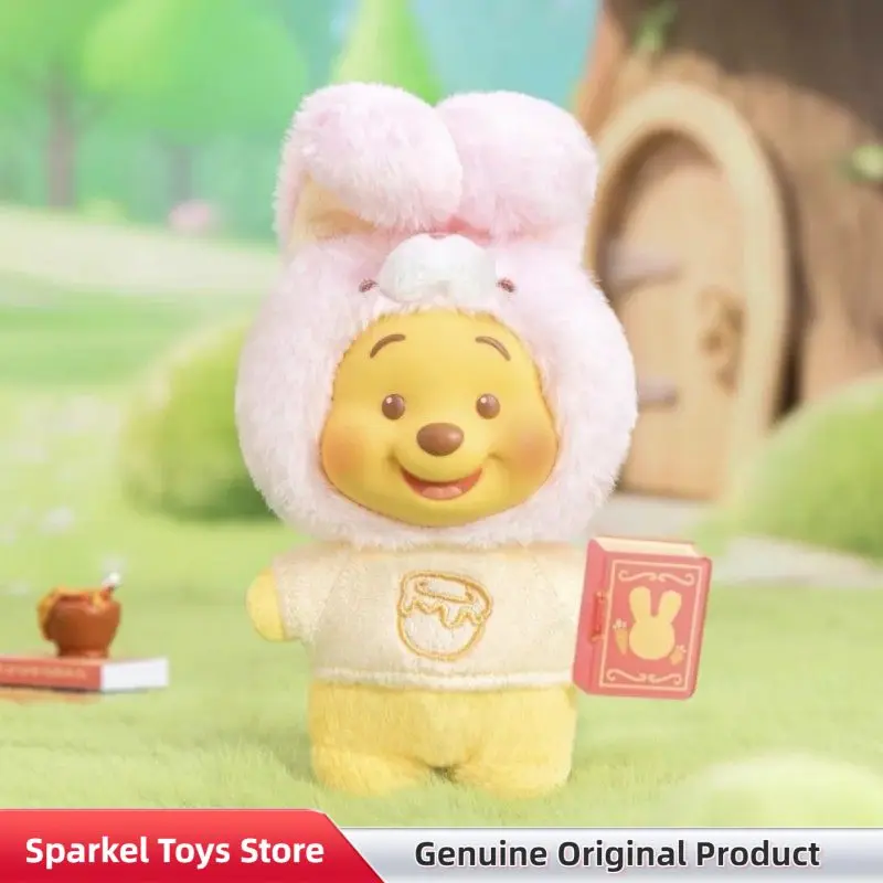 Genuine Winnie The Pooh Animal Storybook Series Blind Box Ornament Figurine Cute Vinyl Plush Pendant Dolls Mystery Box Toys Gift view 3