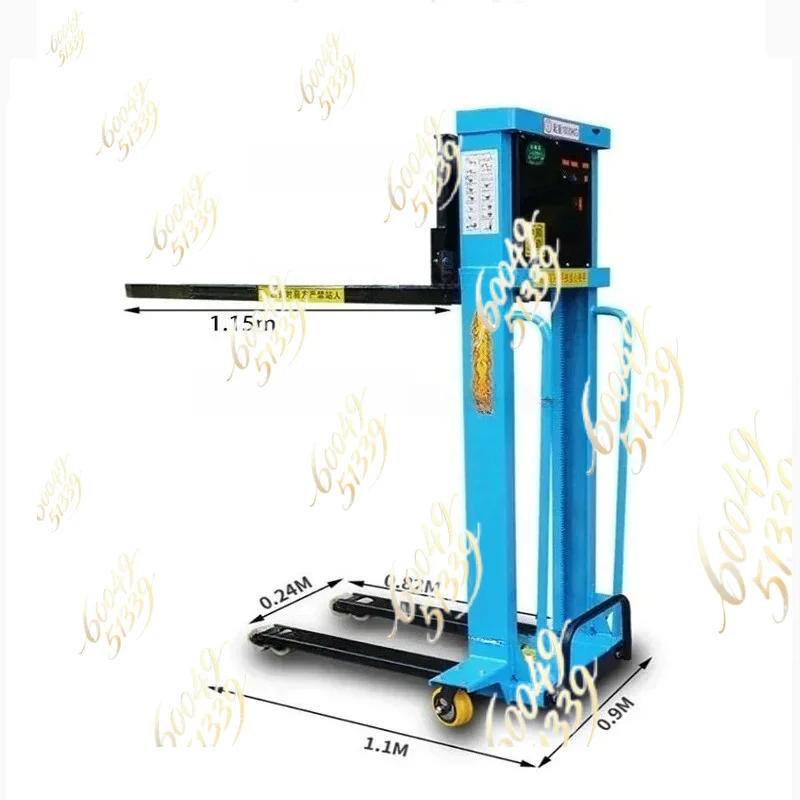 apply to 1.6M 500/1000KG Portable Electric Stacker Remote Control Hand Push Forklift