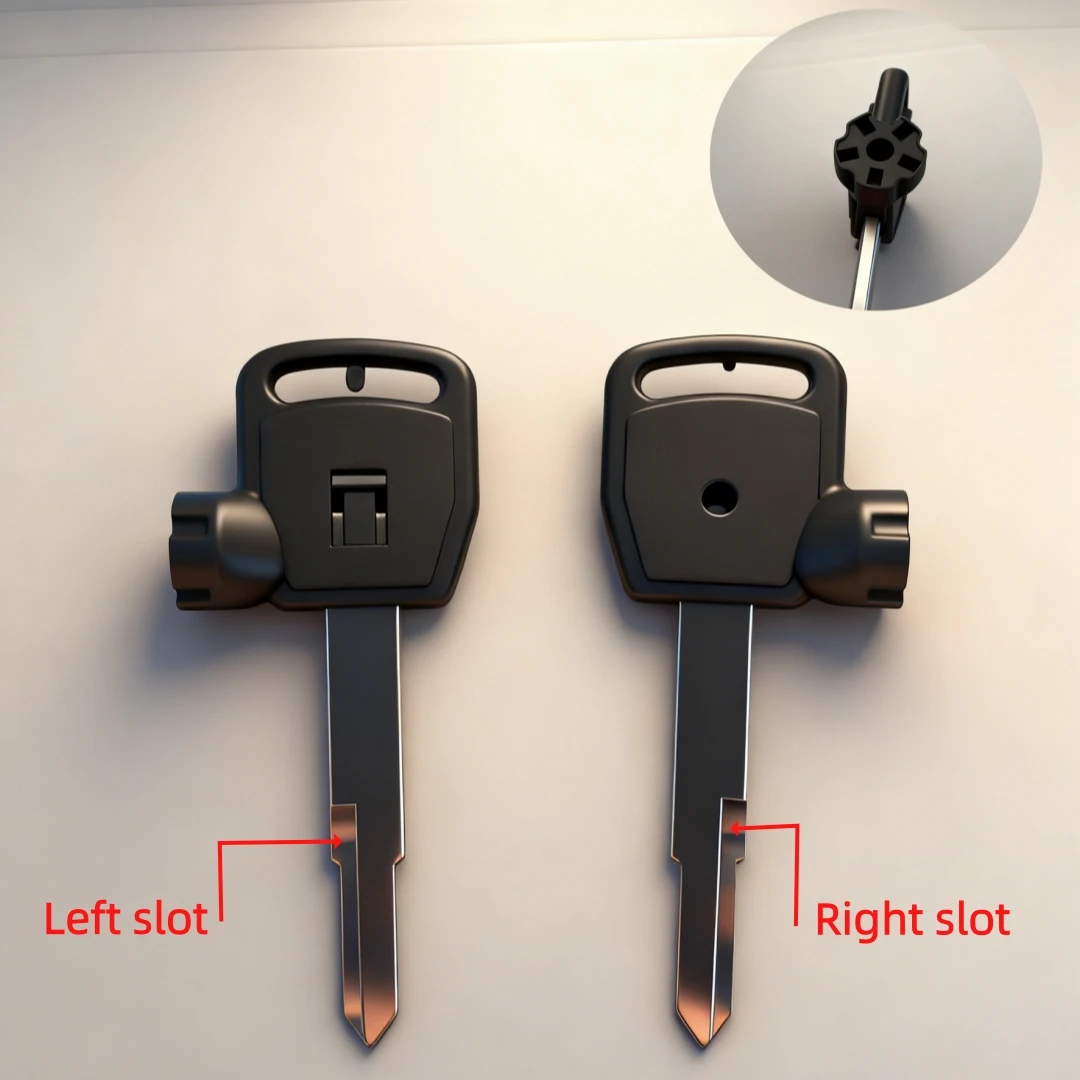 Motorcycle Blank Key Replacement Uncut Keys for KYMCO Scooter Anti-Theft Magnet Lock CT250 300 400 Racing Kcc Acc Dynamic 125