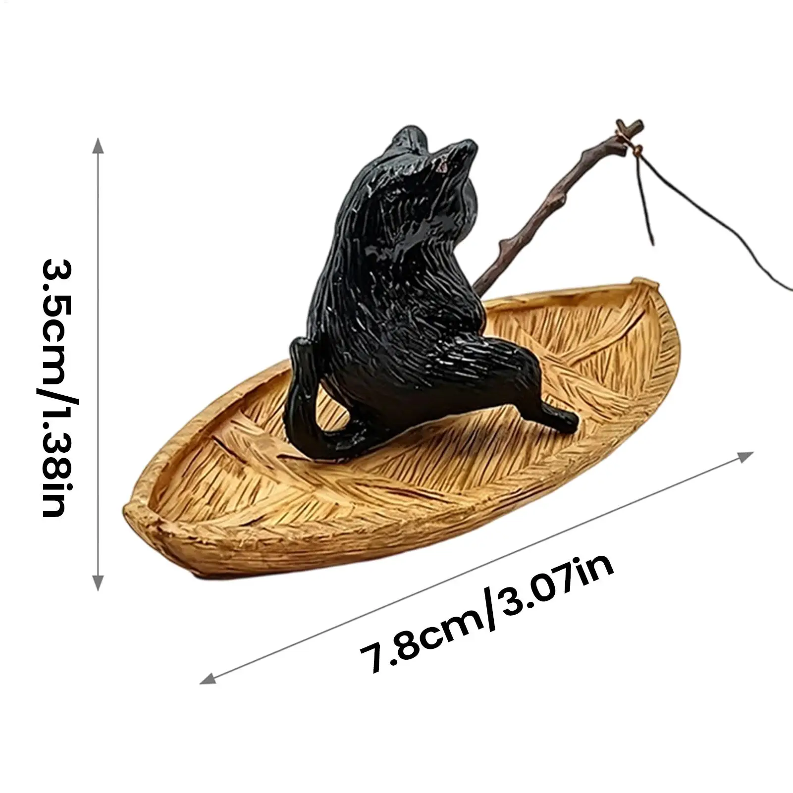 Niedliches Kätzchen-Aquarium-Ornament, Schwimmende Hängende Katzen-Dekoration für Fischbecken, Garten, Teich, Zuhause, Büro, Landschaftsgestaltung, Außenbereich – Detail 11