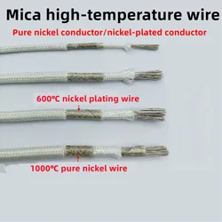 heat resistant cable High temperature 17 15 13 11 9 7 6 4awg Nickel plating/ pure nickel conductor electromagnetic heating wire