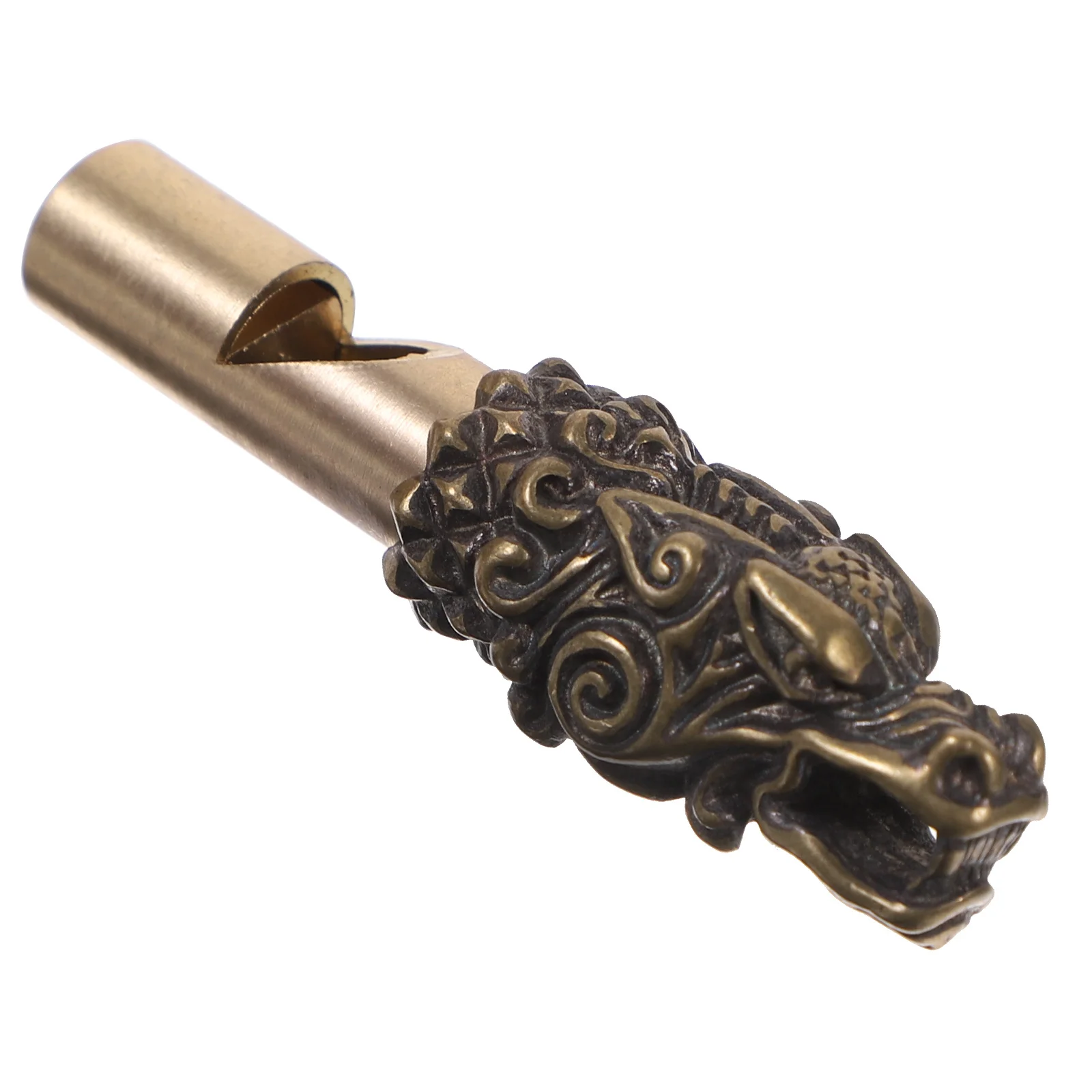 كيرين الحيوان رئيس النحاس صافرة المحمولة الطوارئ بقاء التخييم التدريب في الهواء الطلق بصوت عال صافرة المفاتيح المشي لمسافات طويلة العرض