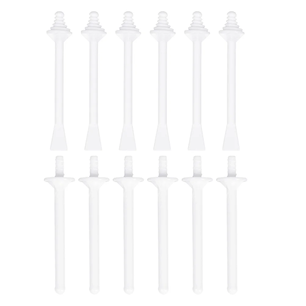 

30Pcs Nose Wax Applicators Disposable Wax Sticks White ABS Material Flexible Nostril Hair Removal Tools Nose Hair Sticks