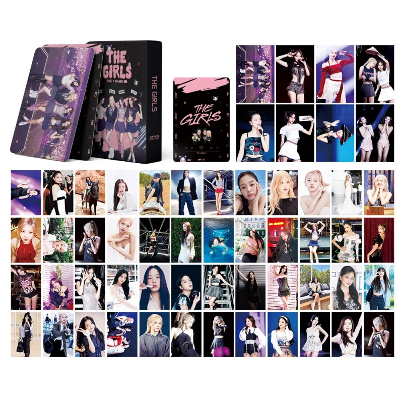 55Pink ink photo cardTHE GIRLSAlbum Return to Star StatusKPOPPeripheralLOMOCard image 2