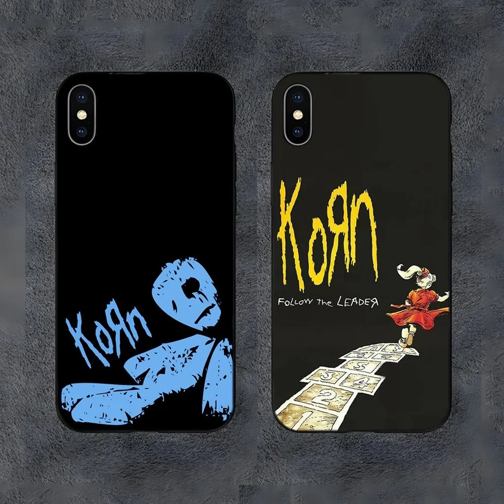 Band K-Korn Phone Case For Samsung S24,S21,S22,S23,S30,Ultra,S20,S30,Plus,S21 Fe,10,9,5G Silicone Cover