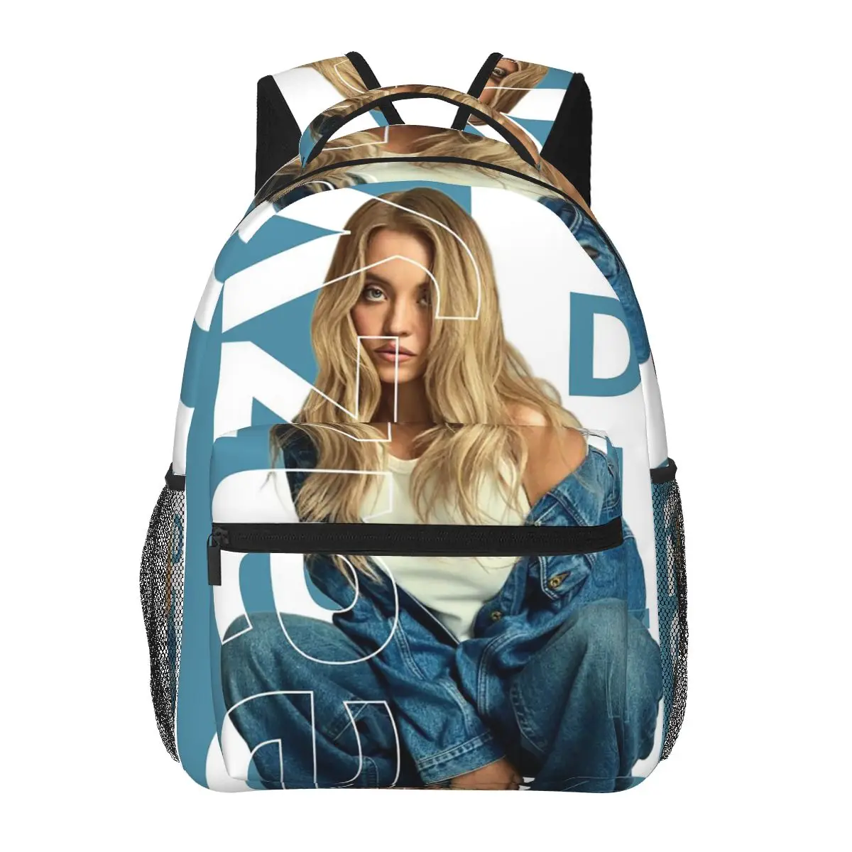 Amazing Sydney Sweeney Is Stealing Hearts Backpacks Boys Girls Bookbag Students School Bags Cartoon Laptop Rucksack Shoulder Bag