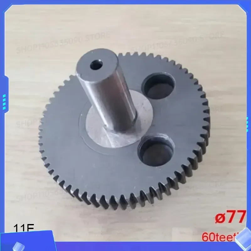 Mini Gear for Electric Pickaxe GSH11E Crankshaft Pinion 77mm 60 Teeth Power Tool Spare Parts Accessories Replacement