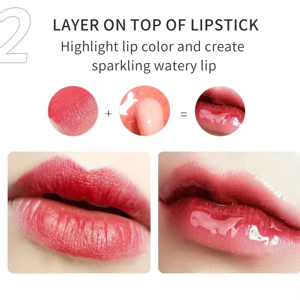 Crystal Lip Oil Moisturizing Plumping Lip Mask Clear Lip Serum Oil Reduce Lip Lines Tint No Sticky Plumping Care Lip Gloss