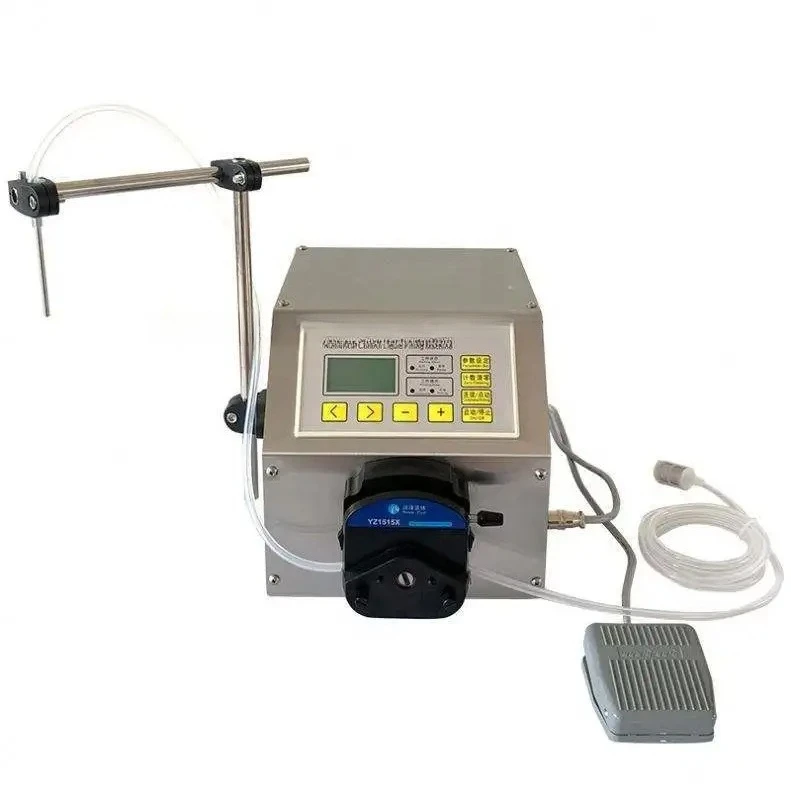2026-Semi Automatic Large Flow Glue Liquid Filling Machine Desktop High Speed Electric Pump Liquid Filling Machine