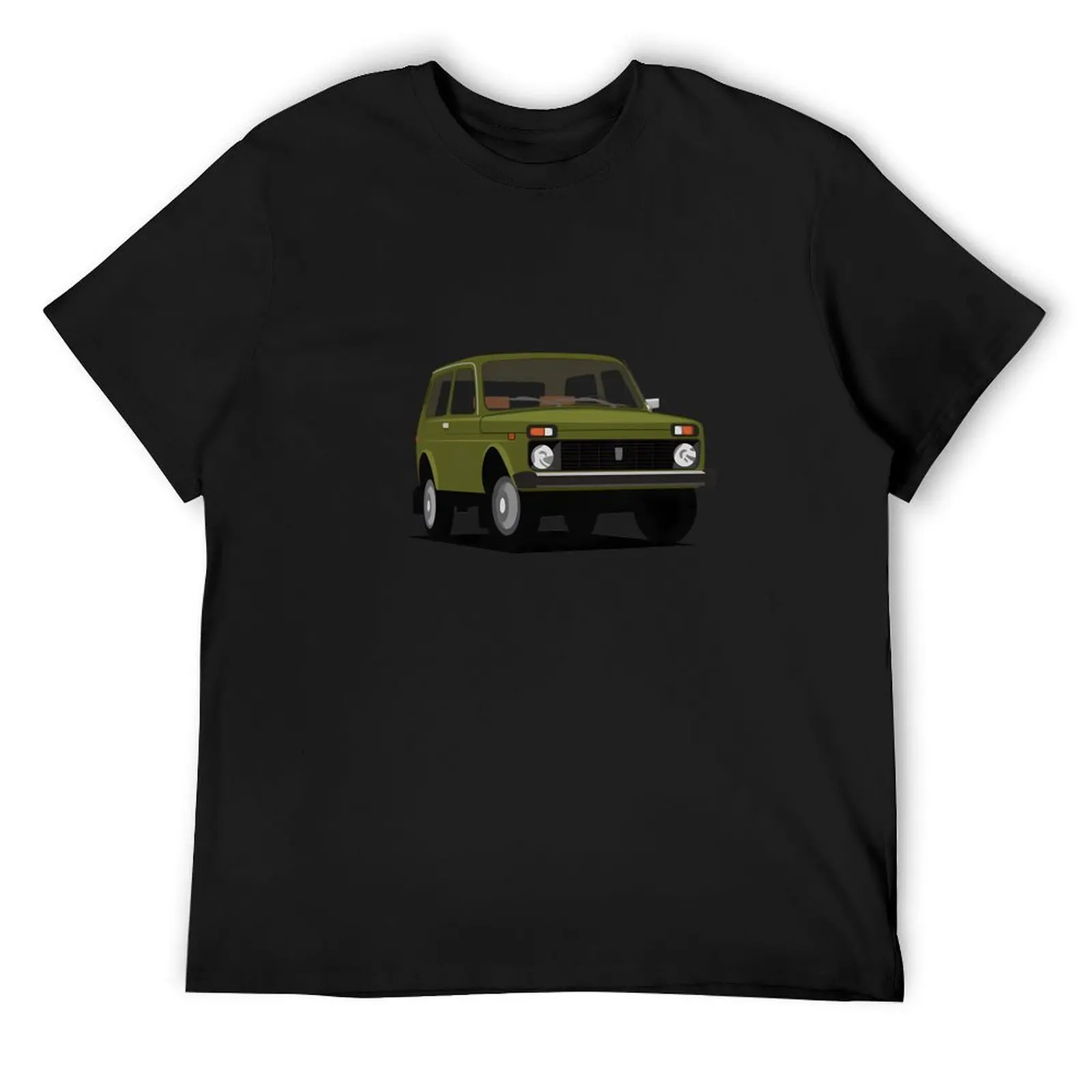 

Lada Niva T-Shirt for a boy funny shirt cotton tops summer top oversized t shirt men