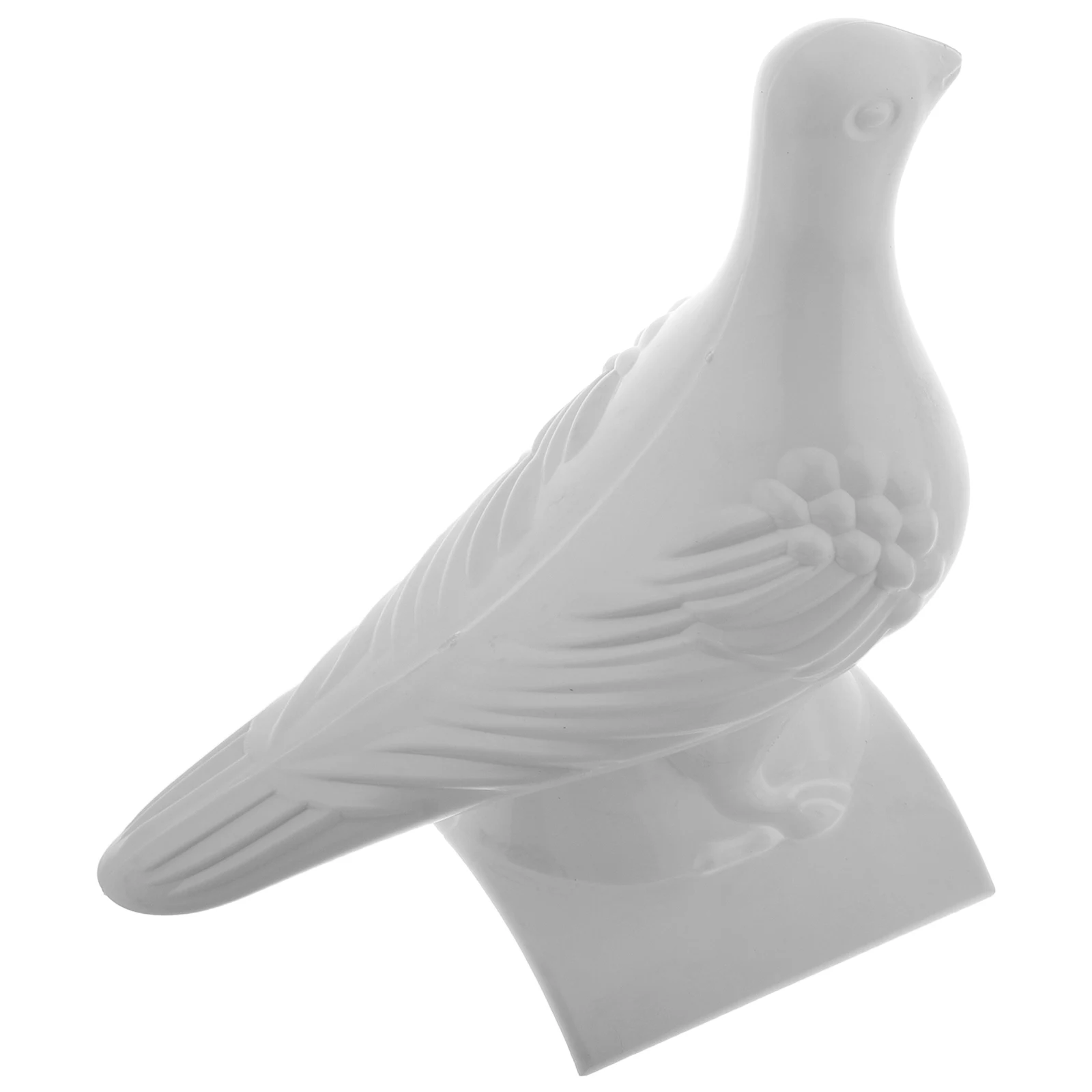 

Resin Tiles Faux Pigeon Decoration Bird Statues Lightweight Waterproof Wearresistant Easy Install Plastic Pigeon