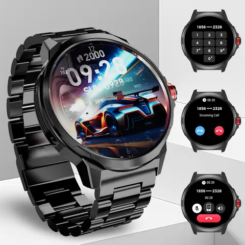2025 NEW Smart Watch Men 1.85 inch Ultra HD 710 mAh Extra Long Life Military Smartwatches 400+Dial Fitness BT Calling Smartwatch