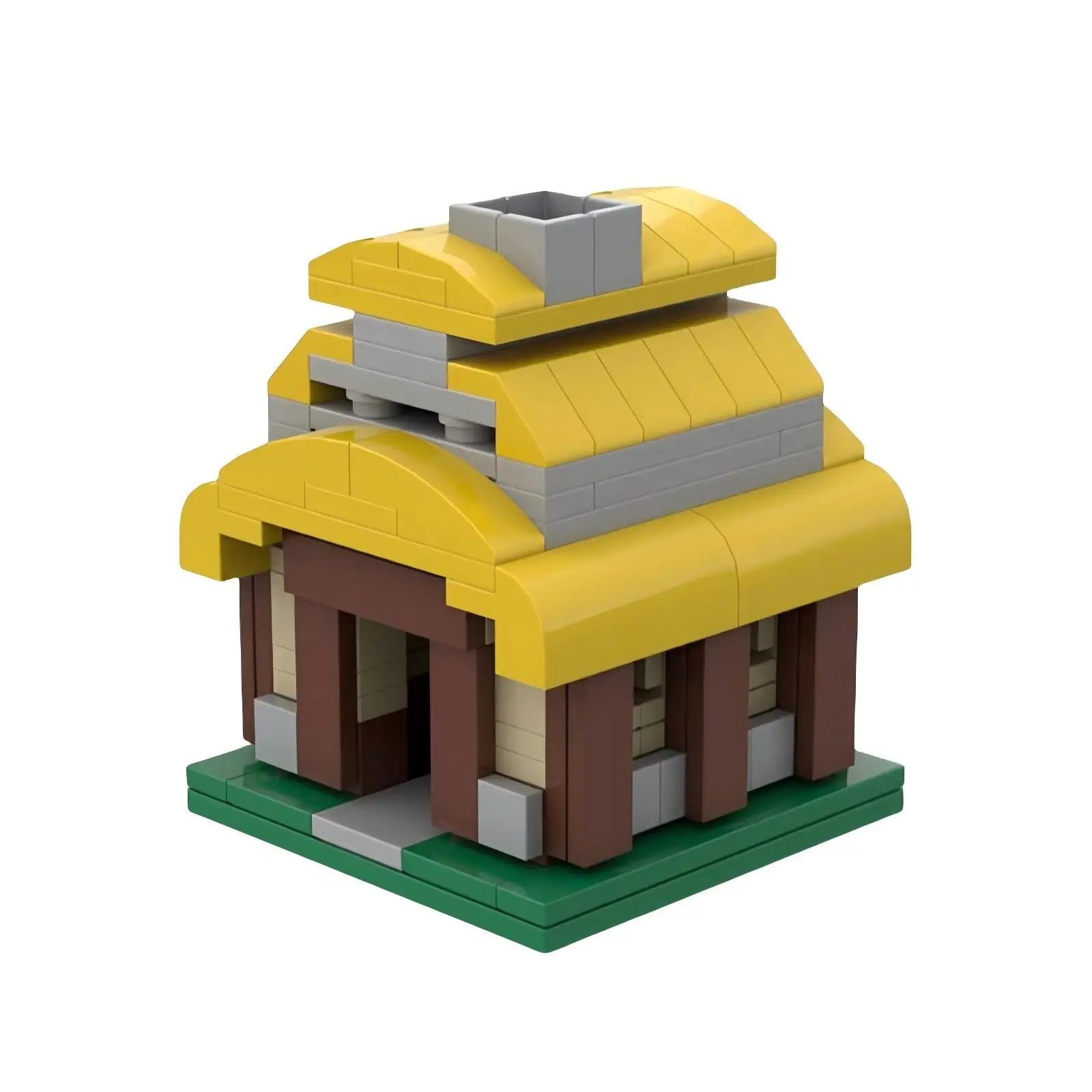 Hot Game Architectural Defensive Tower Building Block MOC Royal Battle Tribal Base House Model DIY Children's Assembly Toys Gift