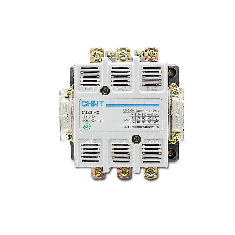 

CHNT/ Chint AC contactor CJ20-63A coil voltage 220V 380V 36V