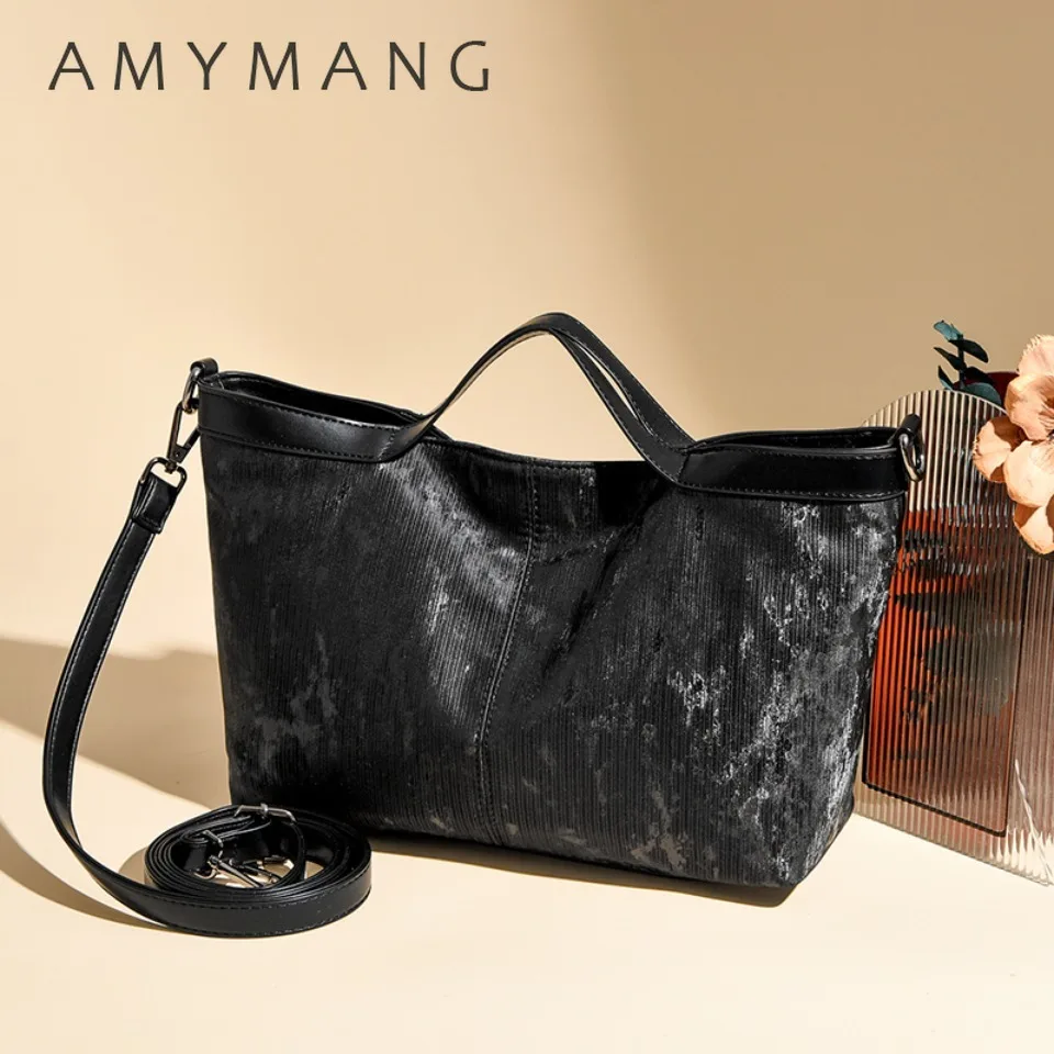 Fashion Women Tote Bag Large Capacity Canvas Shoulder Bag Designer Handbag Casual Daily Work Shopping Crossbody Purse for Ladies