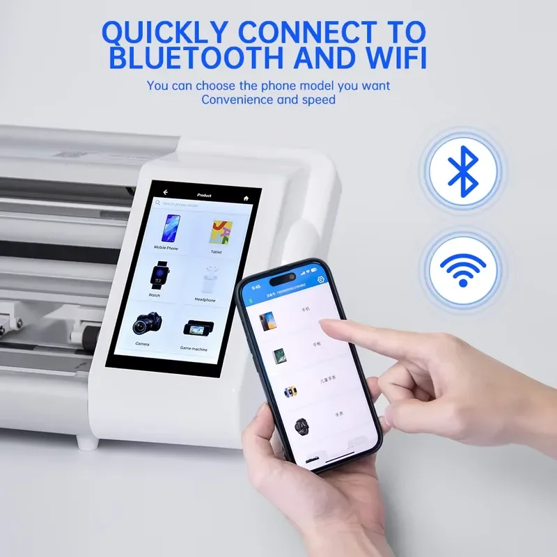 Unlocked Intelligent Tpu Plotter Making Screen Protector Mobile Back Stickers Hydrogel Film