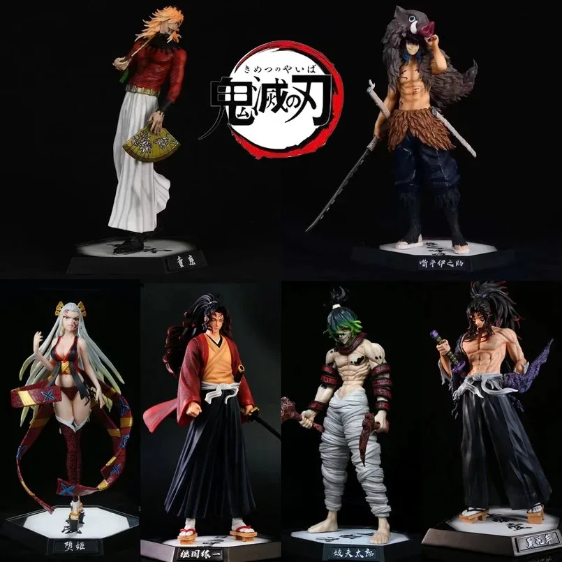 Anime Action Figure Demon Slayer Figures Demon Slayer Kimetsu No Yaiba Daki Kokushibo Inosuke Figure Model Toys Gifts For Boys