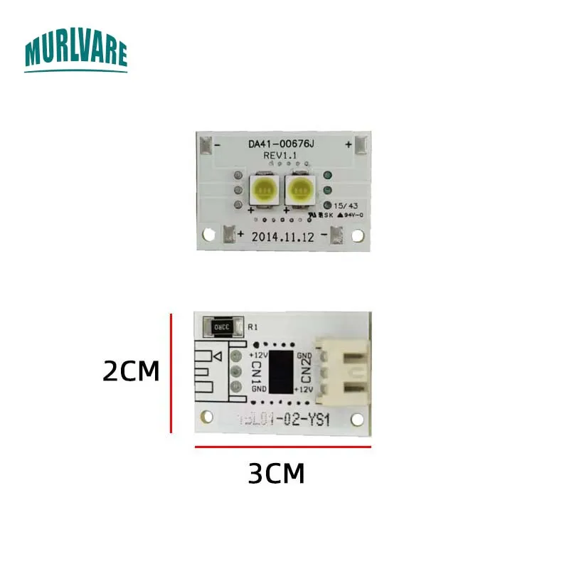 Refrigerator Lights Lighting DA41-00676J LED Strip for Samsung Four Door Refrigerator RF60J9061TL