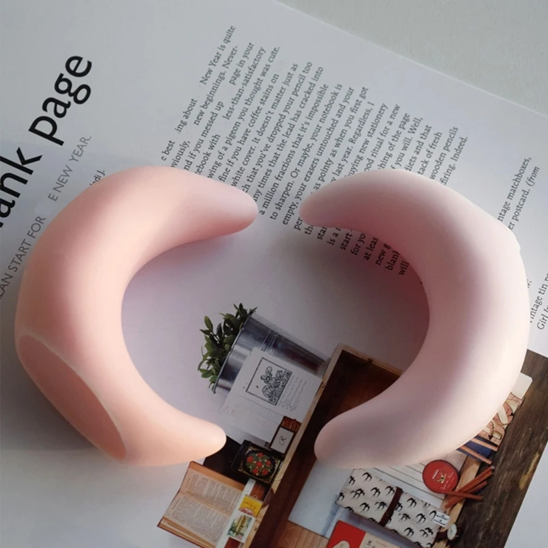 

N0HB Moulds Moon Shaped Silicone Material Perfect Gift for Hand-Making Lover