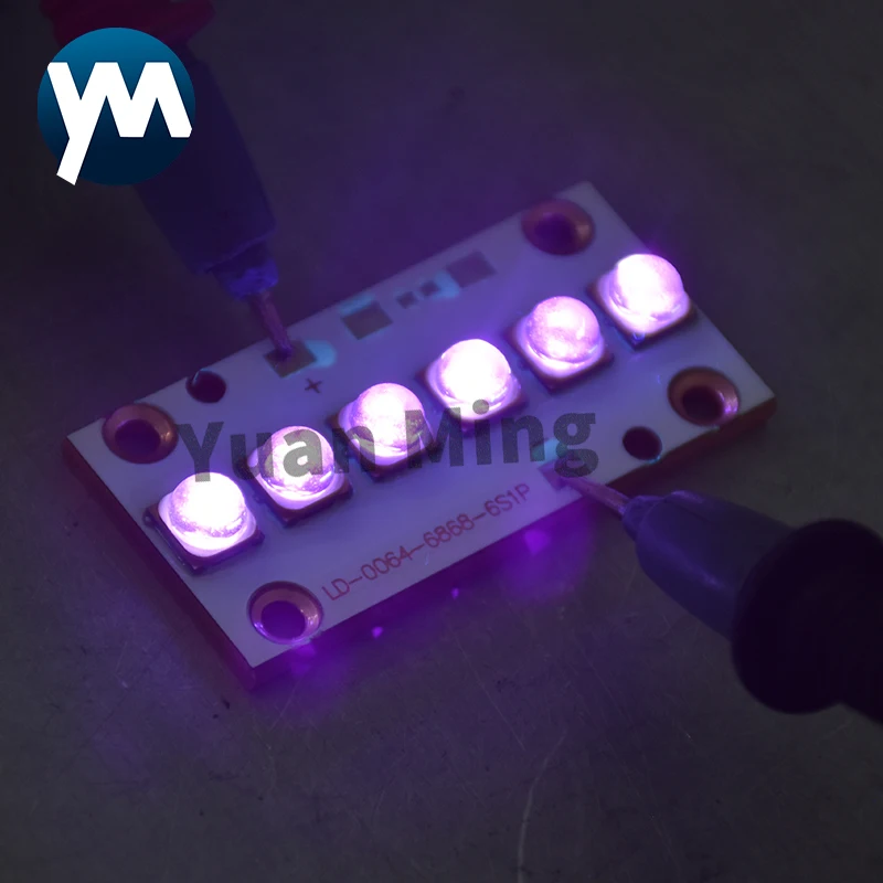 60W 6565 Chips UV LED Moduł lampa uv 365nm 385nm 395nm uv 405nm UV led Lampa utwardzająca do utwardzania farby Atrament Klej Żywica