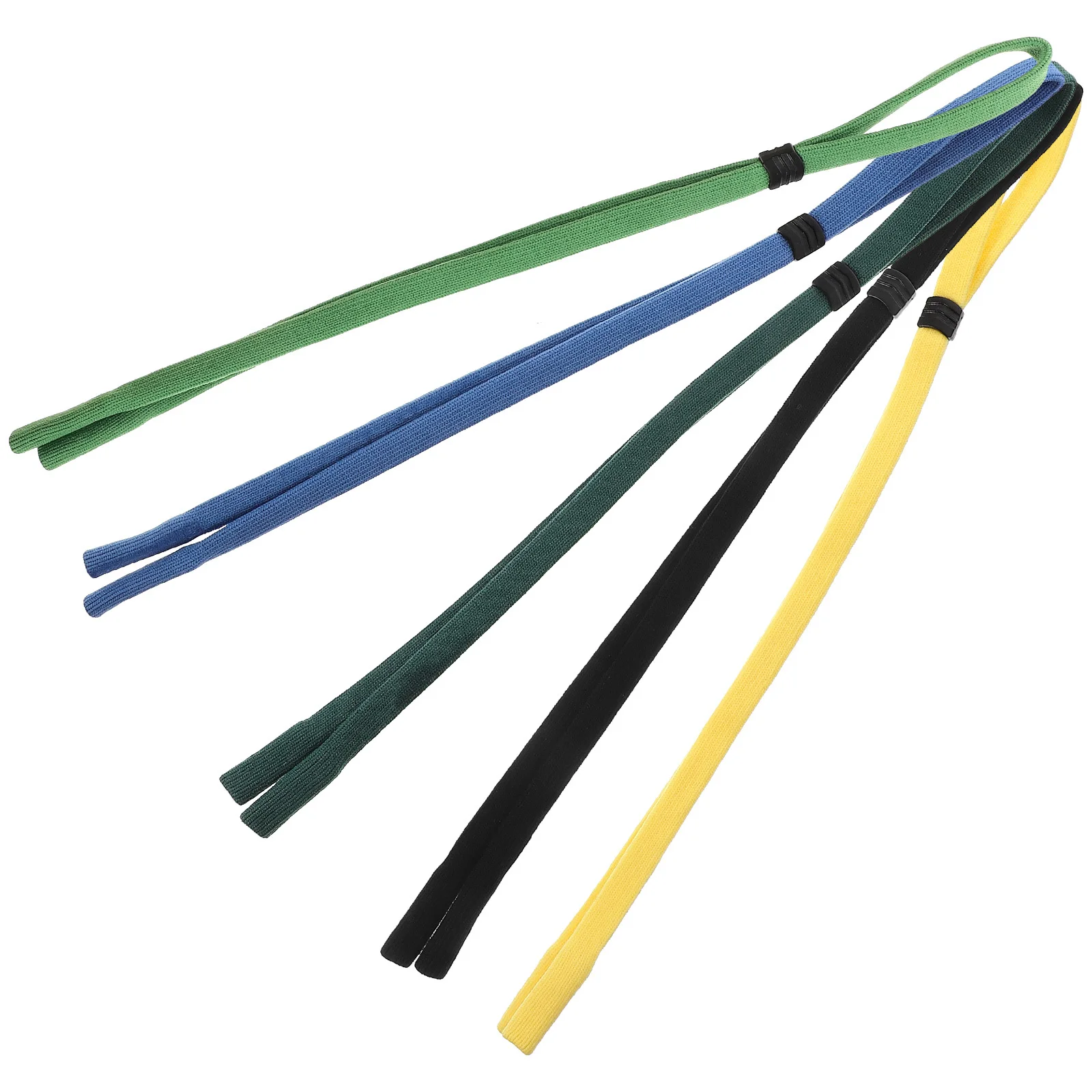 5 個のメガネストラップ高弾性ナイロンスパンデックスリテーナー安全なフィット感メガネサングラス安全メガネアウトドア活動用