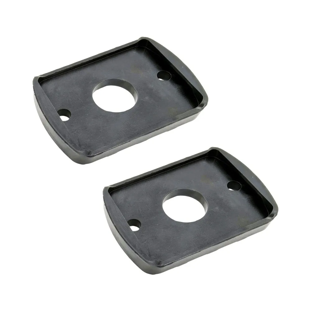 Rubber Foot Protection Pads for Gym Machines Including Treadmills Ellipticals and Resistance Trainers to Dampen Movement