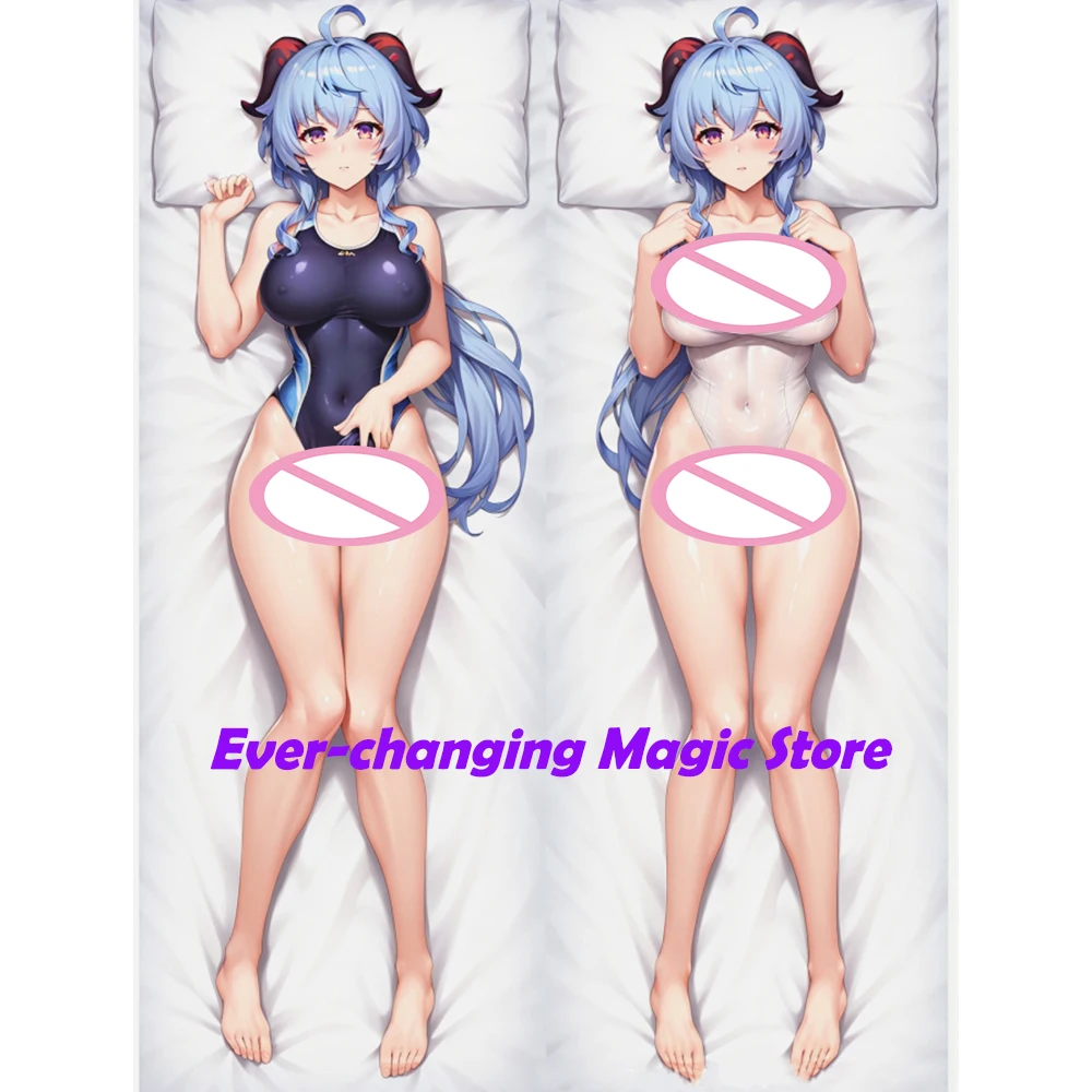 

Genshin Impact Ganyu Dakimakura 2WAY Hugging Body Pillow Case Anime Pillow Cushion Cover