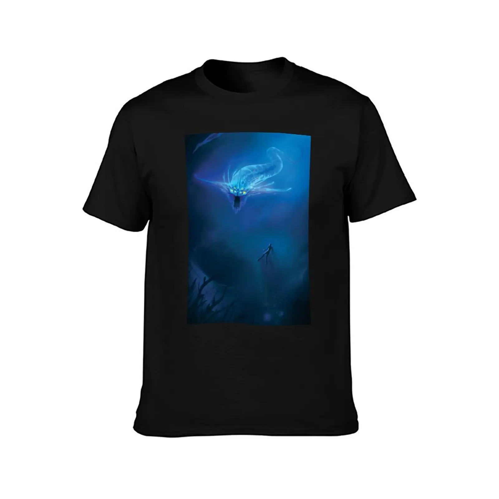 Subnautica - Ghost Leviathan T-Shirt Heavy Duty Casual Work Tee T-Shirt