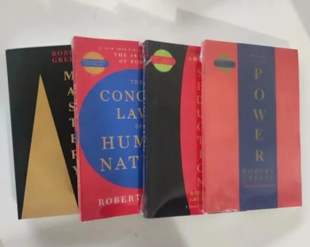 

Набор из 4 книг Роберта Грин The Concise 48 Laws Of Power; The Concise Laws of Human Nature; Искусство соблазнения и хозяйство: Война