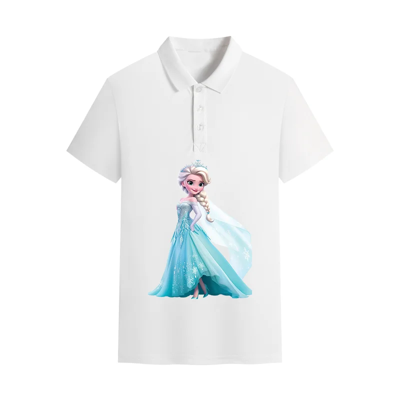 25 Summer New Casual Animation Character Printing Fashion POLO Shirt Personalized Design Outdoor Casual Breathable Top