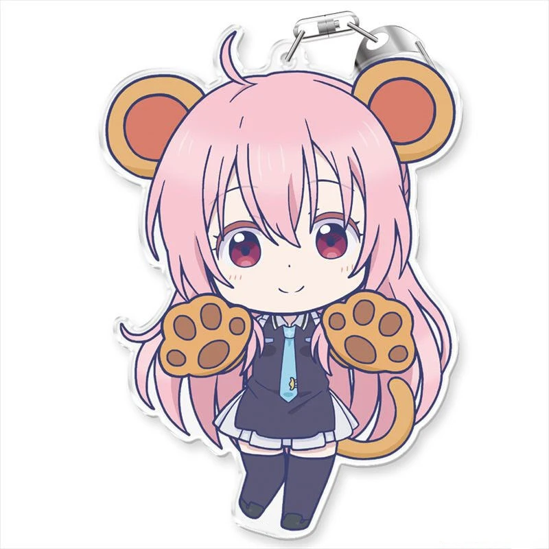 Anime Peripheral Store Happy Sugar Life Satou Matsuzaka Gaugau Acrylic HD Figure Keychain Pendant Decor Charm Gifts About 6cm