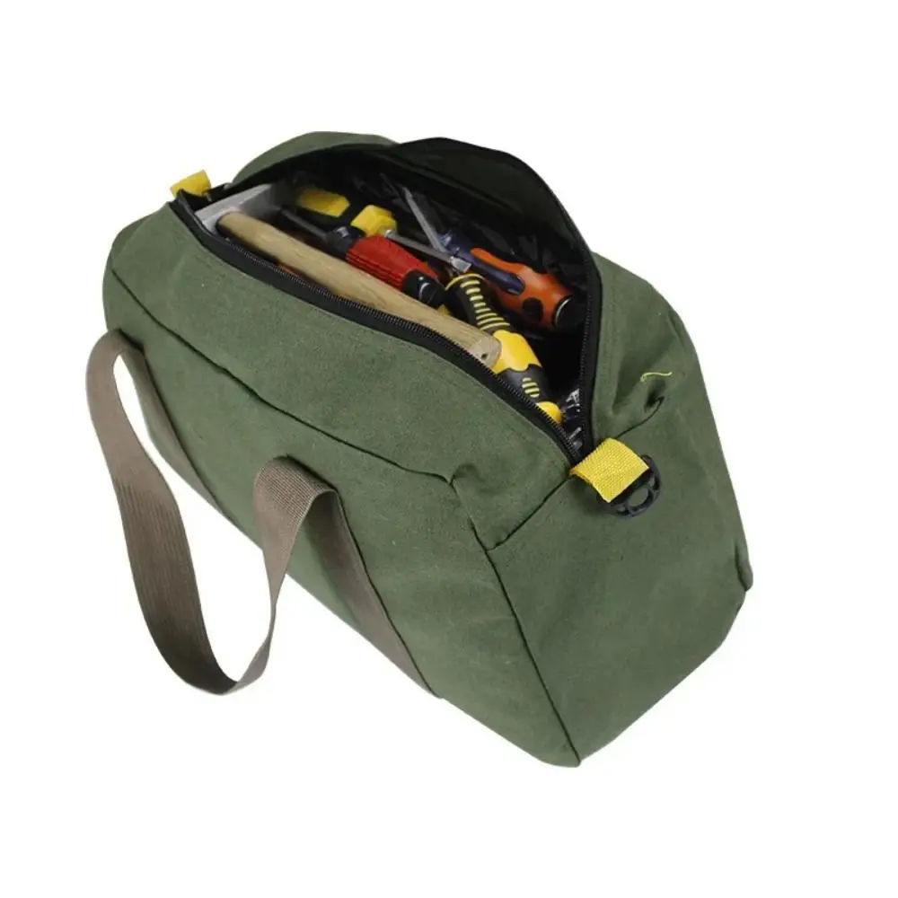 Large Capacity Tool Pouch Multipurpose Simple Wide-Mouth Tool Bag Easy Organization Wear-Resistant Handymen Tool Bag