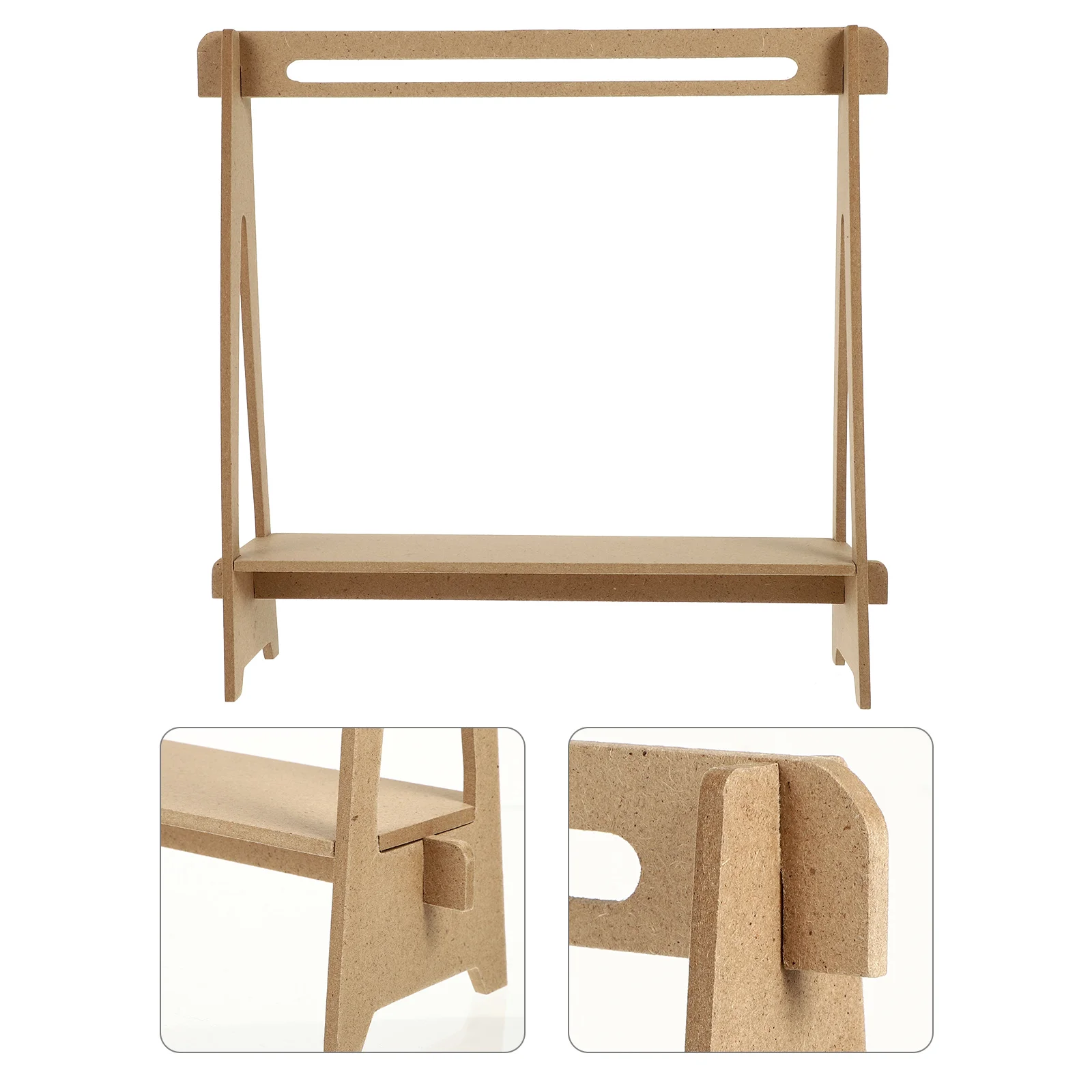 Hanger Toys Velvet Dollhouse Accessories Baby Dolls Clothes Organizer Adornment Miniature Stand Garment Rack Decor Coat