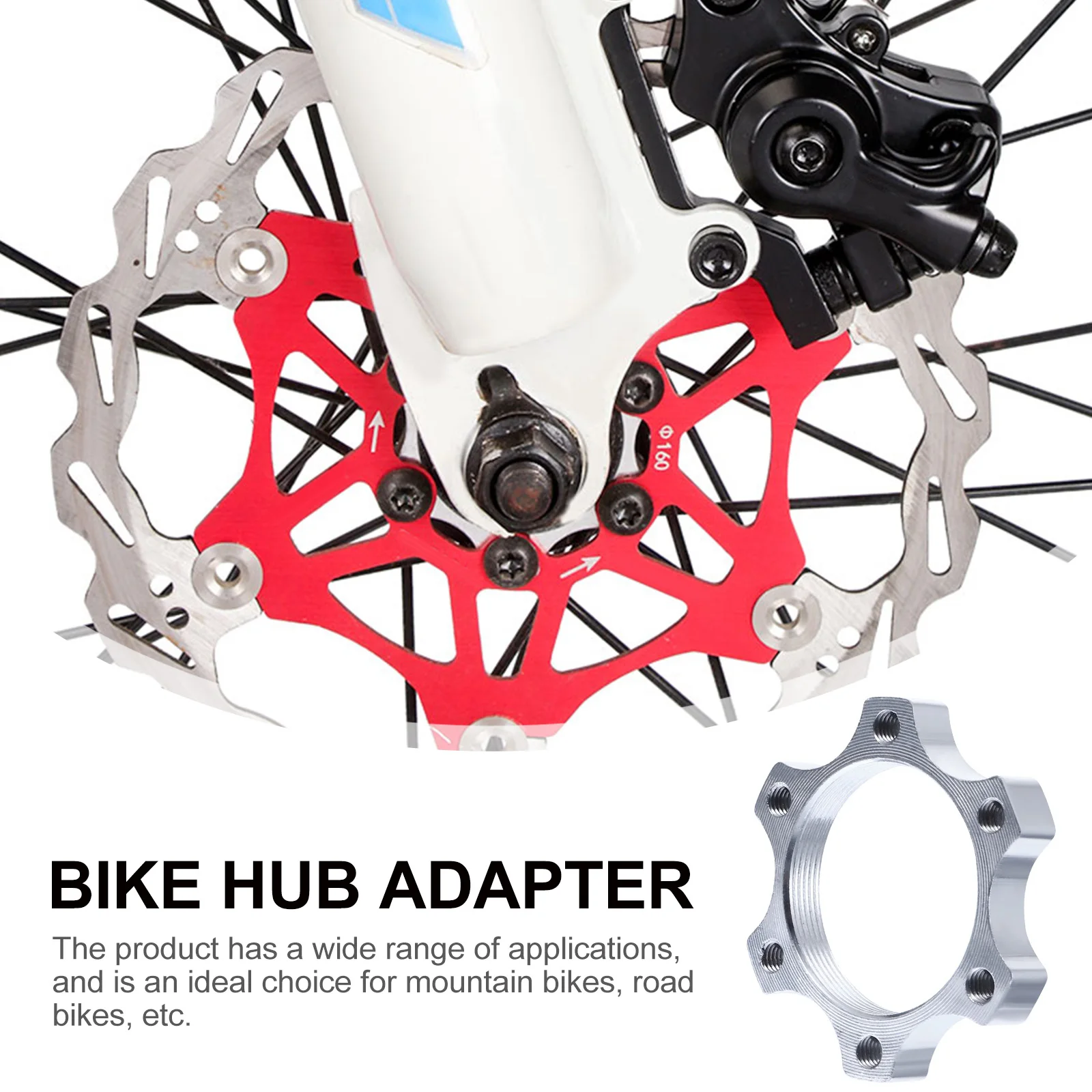 

6 Pcs Adapter Disc Brakes Conversion Seat Mountain Road Bikes Premium Materials Durable Smooth Hardware Converter