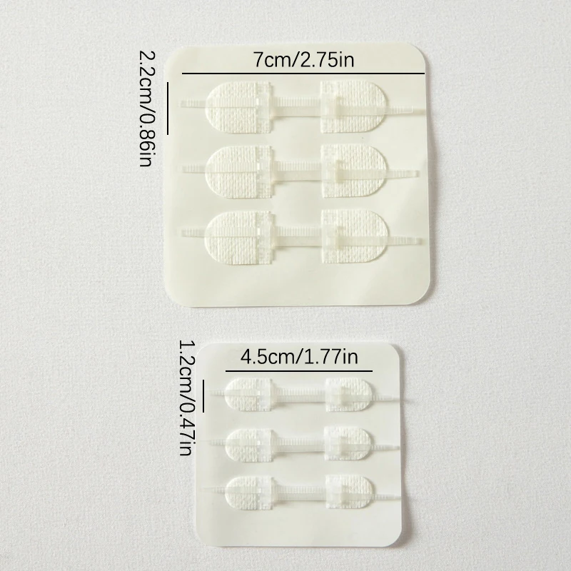 Parche hemostático portátil de sutura rápida para heridas, Parche de cierre con cremallera, 3 piezas, para exteriores