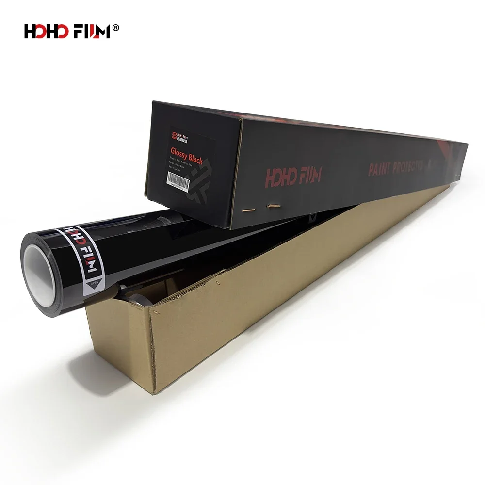 HOHOFILM USA Quality 7.5 Mil Self Healing Black PPF Paint Protection Film Nano Coated Not Yellowing TPU PPF Film