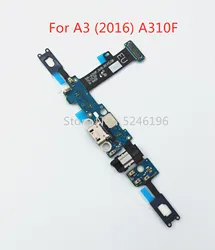 1pcs USB Charging Charger Port Flex Cable For Samsung Galaxy A3 2016 SM-A310F SM-A310F/DS Replace Part.
